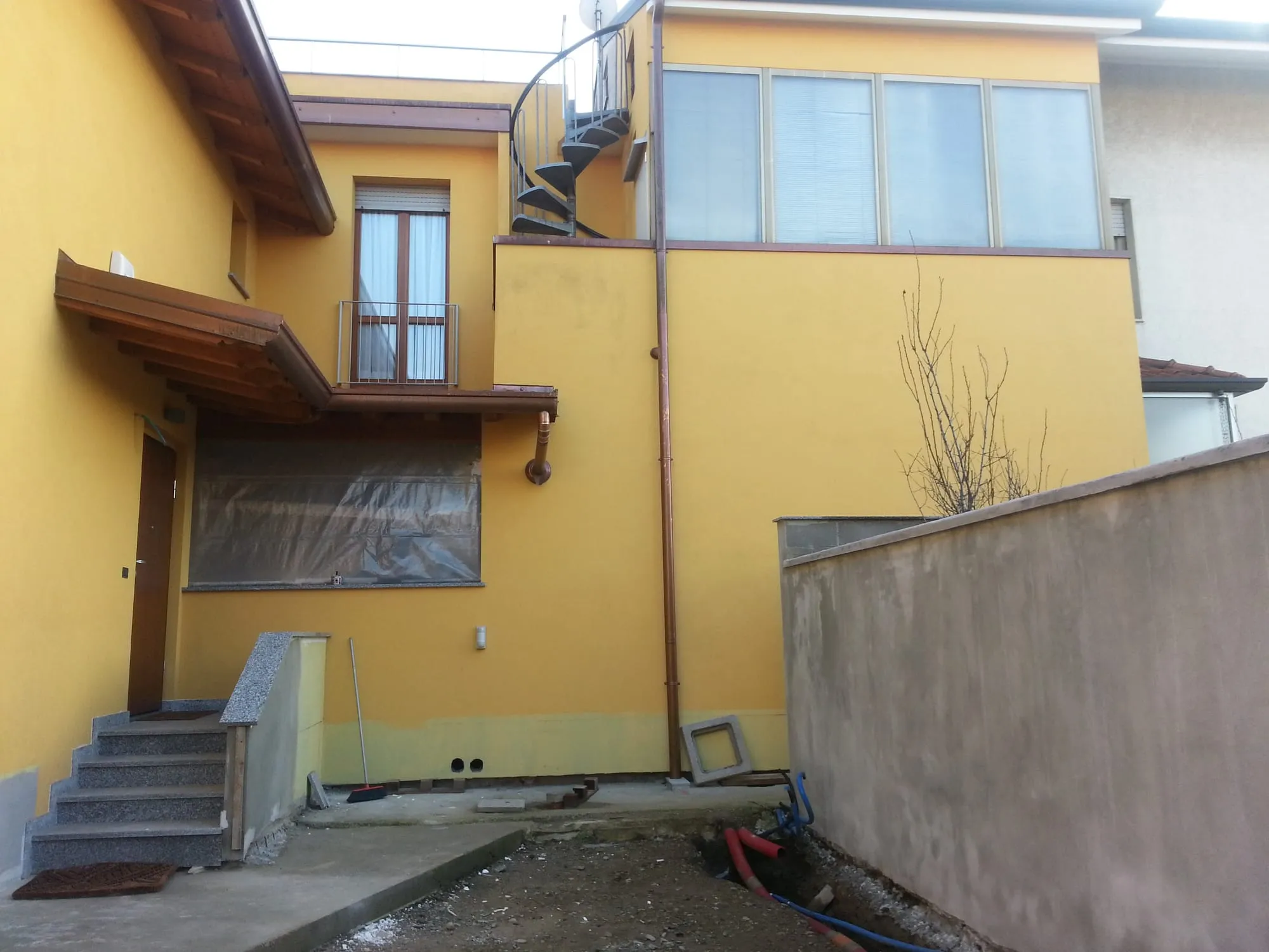 Ampliamento villa, Novate, ristrutturazione Impresa Ippolito