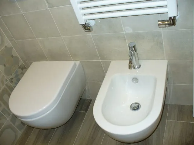 Ristrutturazione appartamento, Milano, Milano: Sanitari sospesi