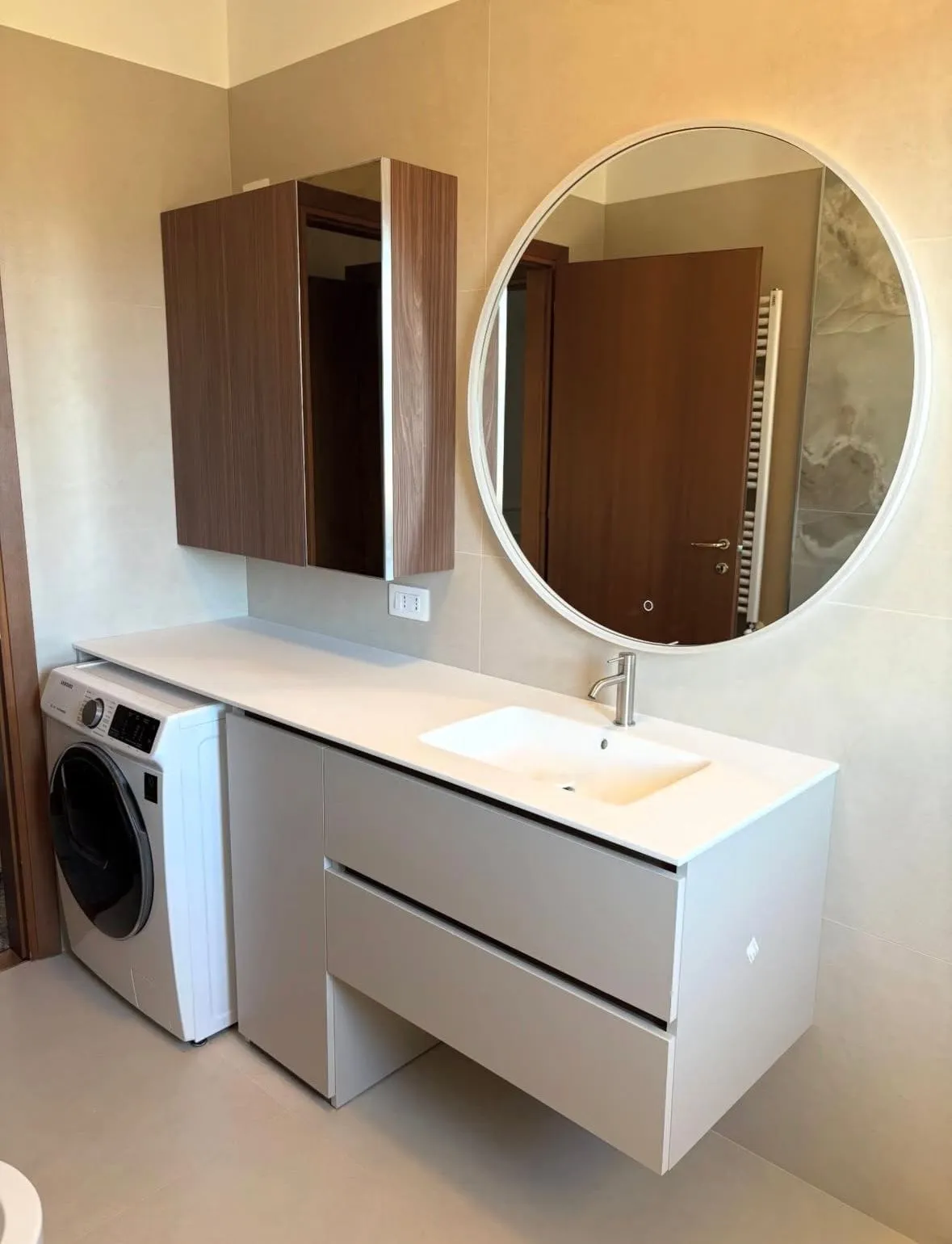 Bagno, Monza, lavoro dell'Impresa Ippolito
